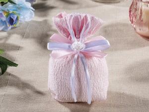 Pink confetti bag