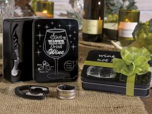 Weinzubehör-Set, raffiniertes Hochzeitsgeschenk