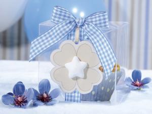 Wholesale favors in blue birth boxes