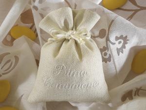 first communion embroidery bag