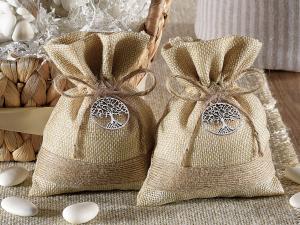 personalized tree of life wedding bag
