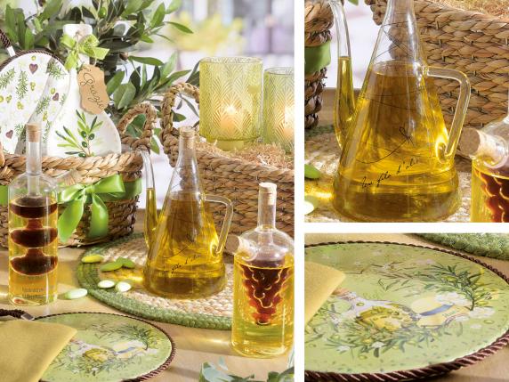 Artículos de boda al por mayor temáticas con aceite de oliva.