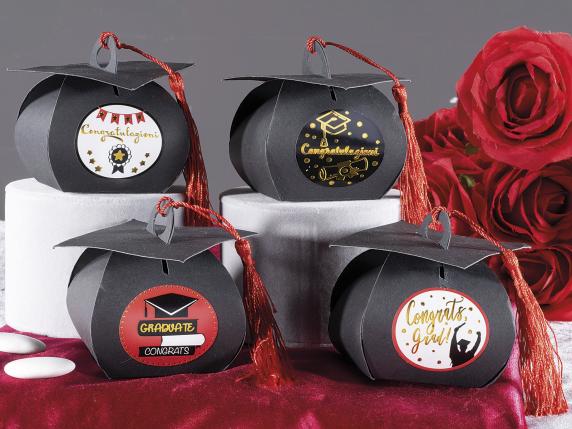 Boîte de confettis pour cadeaux de fête en gros avec touche de remise