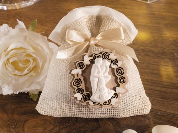 Bolsa de confeti de boda al por mayor para recién casados