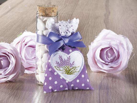 Cadeaux de mariage en gros avec motif lavande et tube à essai pour con