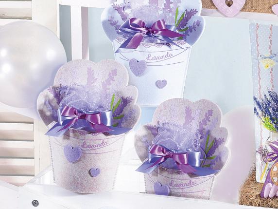 Cestini per bomboniera lavanda grossista