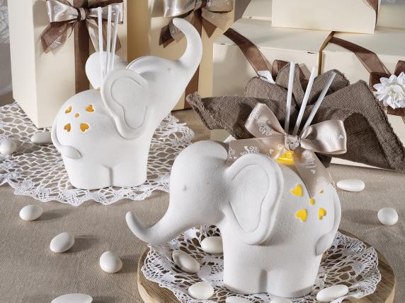 Diffuseur de cadeaux de mariage en gros en forme d'éléphant