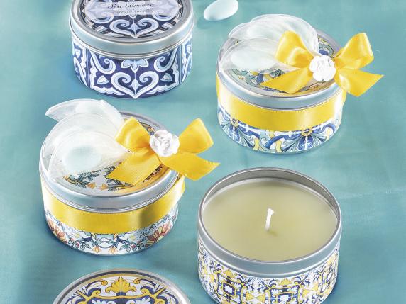 En-gros nunta favoruri lumanare parfumata majolica mediteraneana