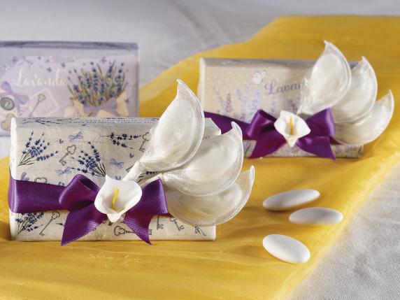 Jabones vegetales con temática de lavanda al por mayor