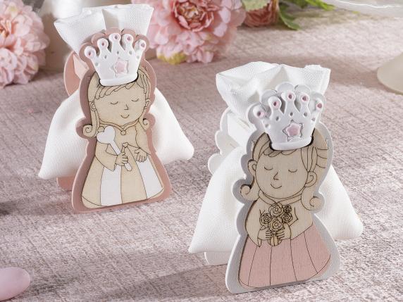 Porte-confettis pour cadeaux de naissance et de baptême pour bébé fill