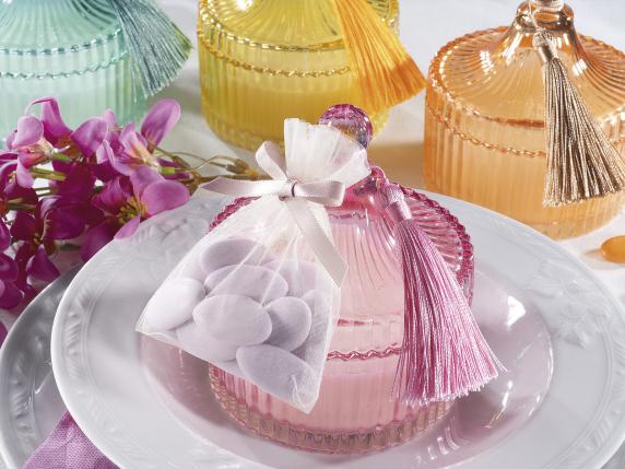 Velas perfumadas en frascos de vidrio para regalos de boda al por mayo