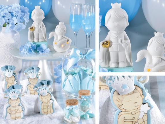 Wholesale blue baby favors for retailers