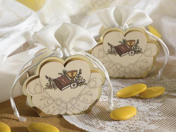 Wholesale decorated bags for communion favors