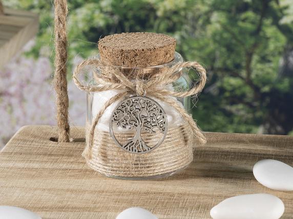 Wholesale glass jar tree of life favors