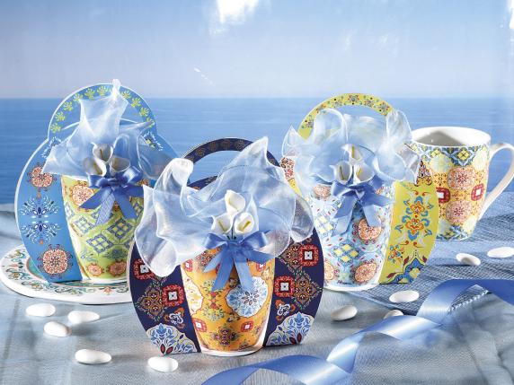Wholesale majolica cup favors for summer weddings