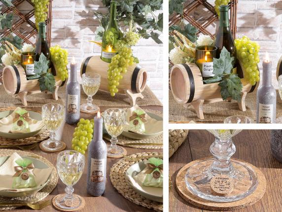 Wholesale of wine-themed arrangements for weddings
