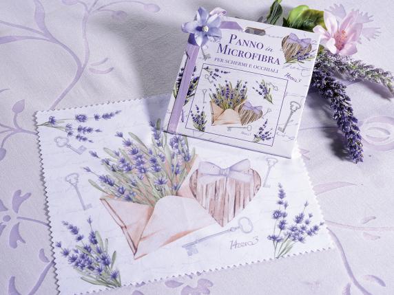 Wholesale wedding favors lavender microfiber cloth