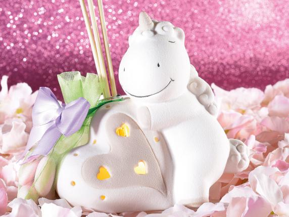 ingrosso unicorno bomboniera profumatore