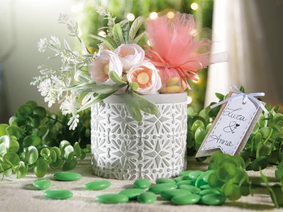 ingrosso vaso bomboniera green