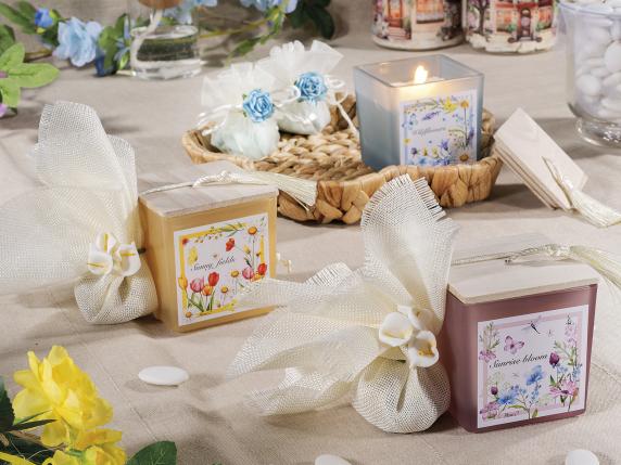lumânare cu flori parfumate en-gros