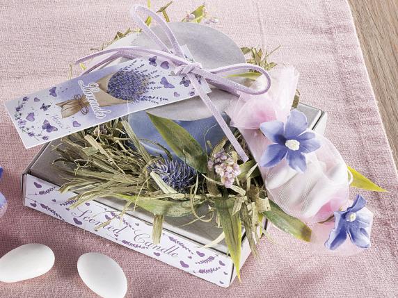 wholesale lavender candle favor