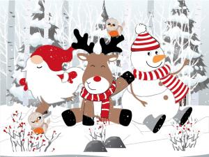 Vetrina Natale, Snow Holiday