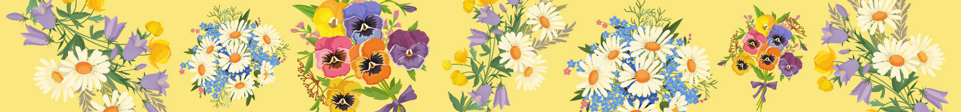 Bouquet of artificial and potted flowers wholesale