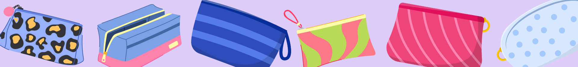 Cosmetic bag, beauty case and clutch bag