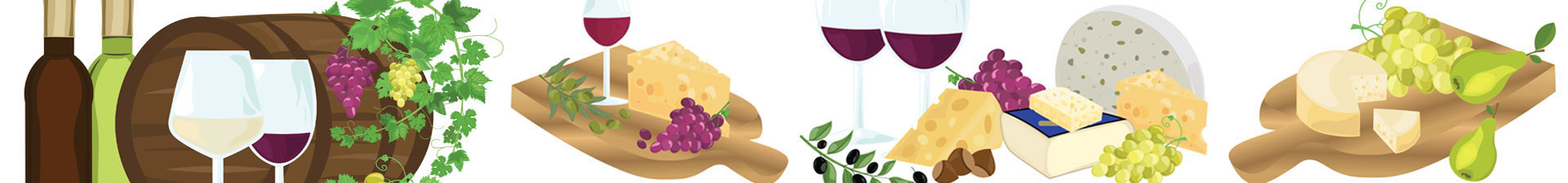 Cutting boards and appetizer sets