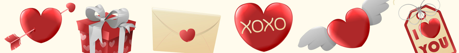 Papeterie et accessoires pour la Saint-Valentin