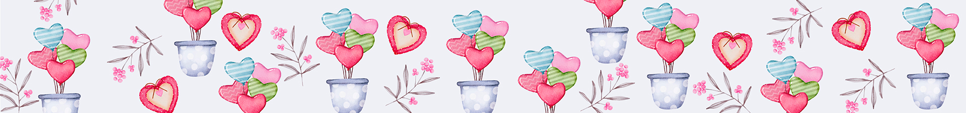 Saint Valentin: céramiques et vases à fleurs
