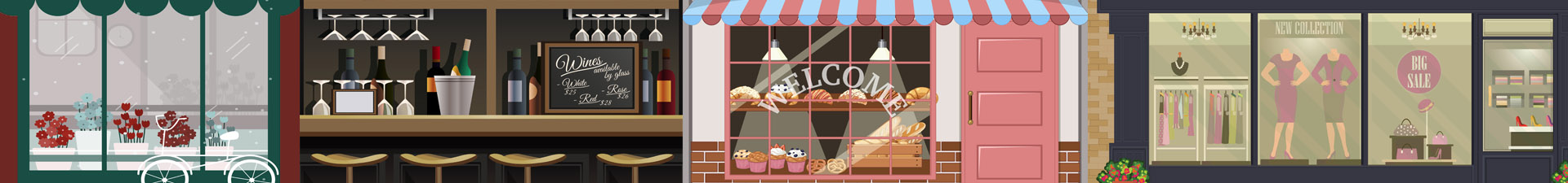wholesale shop window display items