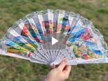 Abanicos plegables para el verano