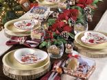 Allestire la tavola di Natale a tema green