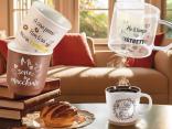 Coffee cups and glasses
