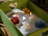 Creating compositions with wax sand