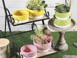 Decorate garden corners