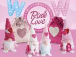 Decorative gnomes: it's pink love!