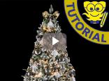 How to decorate a tree in gold and black
