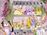 How to set up the Easter window display