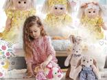 Idee regalo bimba: bambole in stoffa