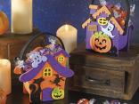 Paniers et sacs de bonbons d'Halloween