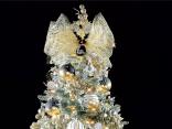 albero natalizio oro nero