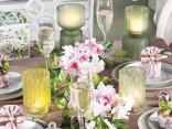 arreglo de mesa con flores