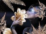 fiori artificiali oro: capodanno