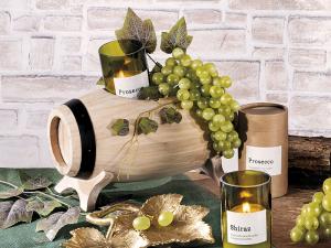 Allestimento vetrina a tema vino