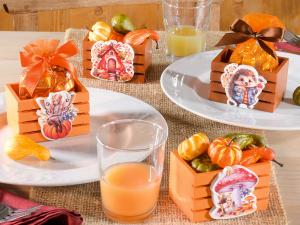 Autumn place card and packaging ideas