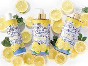 Body care products with Mediterranean citrus fruit