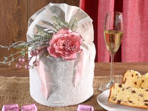 Bolsas de panettone y accesorios florales