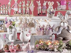 Céramique de Pâques : lapins et poules